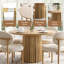 Table de salle à manger extensible en bois ovale - peu encombrante et multifonctionnelle-1881498789