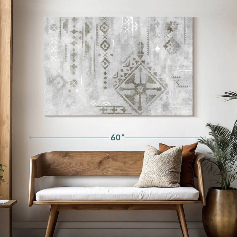 Humeur scandinave argentée Avery, H 34 po x l 51 po