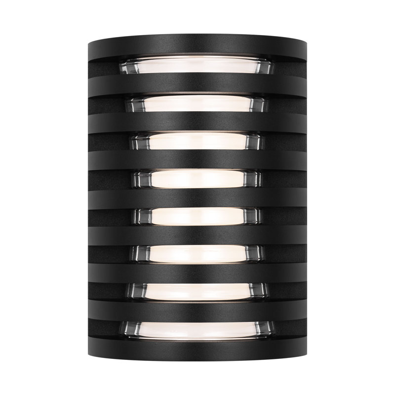 Quoddy LED Outdoor Wall Lantern, 8.5" H x 3.6" W x 6" D