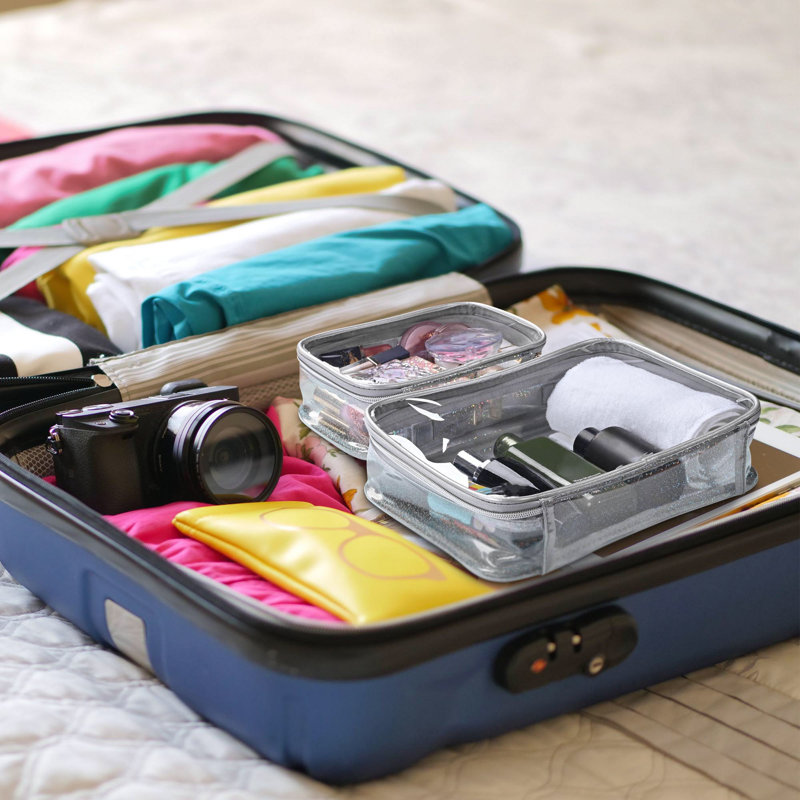 Mukti Plastic Makeup Organizer, Gray