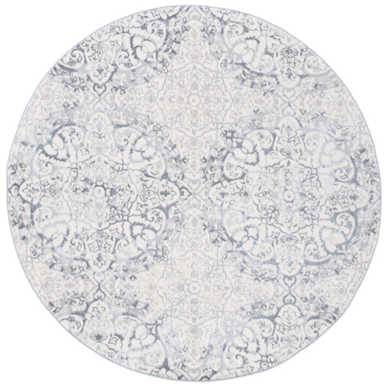 Mcmillen Performance Ikat Rug, Round 6'7"