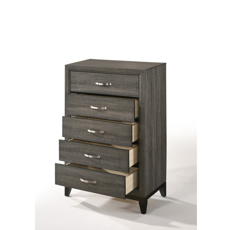 Commode au fini gris patiné