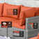 6 - Person Modular Patio Conversation Sets with Cushions