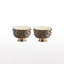Djembe Metal Posh & Luxe Decorative Bowl in Coffee