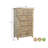 Eggleton Terri 54" Tall Brown Carved Chest-646528914