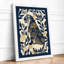 Ornamental Peacock Boho - Framed Print-159903214-159903223