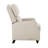Fabric Upholstered Push Back Reclining Chair Comfort Solid Wood-1750501474