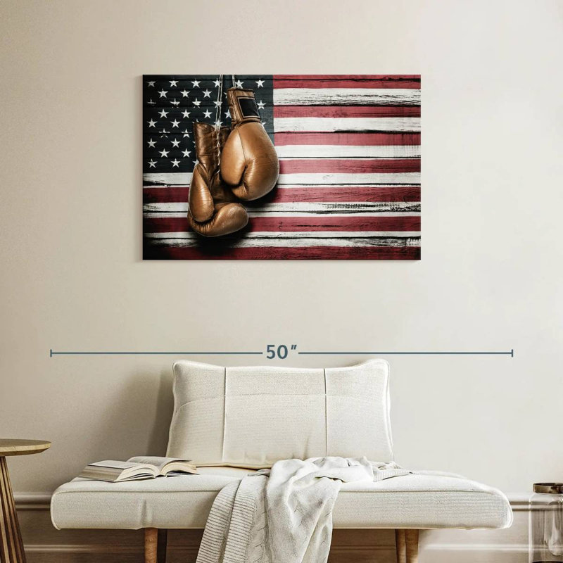 Borges American Boxing, H 24 po x l 36 po