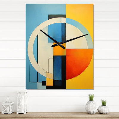 Jerimyah - Abstract Mid Century Wall Clock