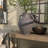 Ceramic Whitewashed Textured Amphora Decorative Vase with 2 Handles