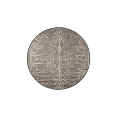 Machine Washable Gray Area Rug