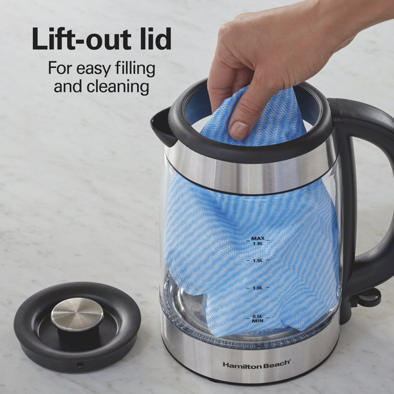 Hamilton Beach® Easy-view Glass Kettle