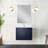 Single Bath Vanity 24 In. W X 22 In. D, Quartz Countertop, 18 In. Mirror And Faucet Set