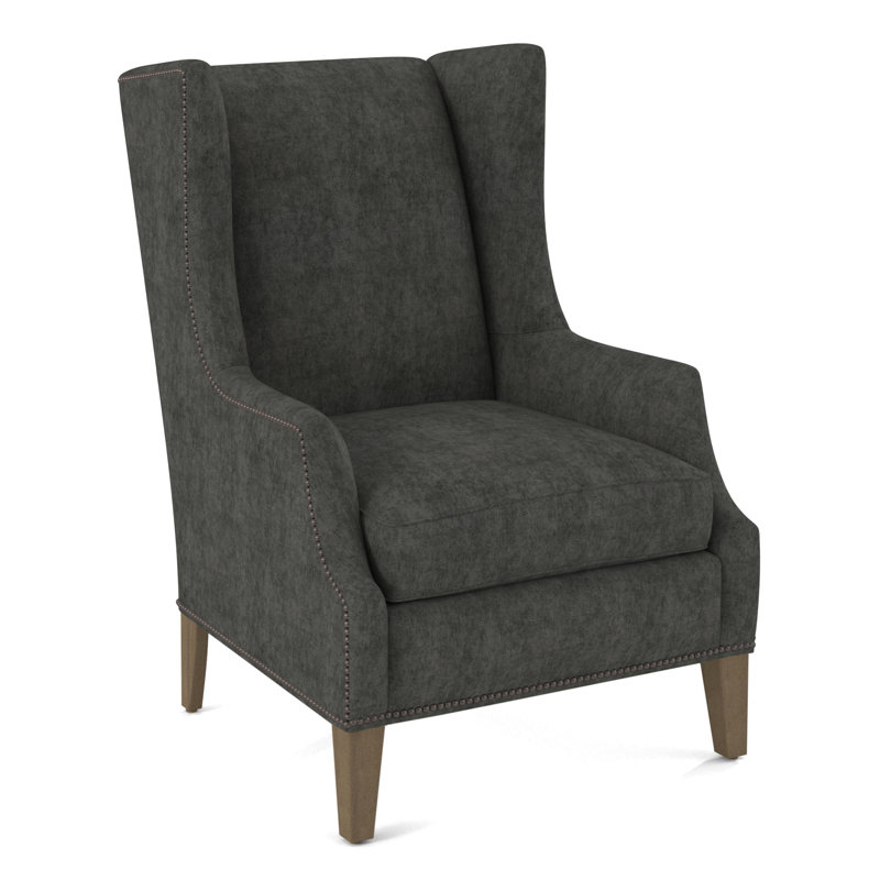 Wingback Chair, Weathered Gray, 61704-62