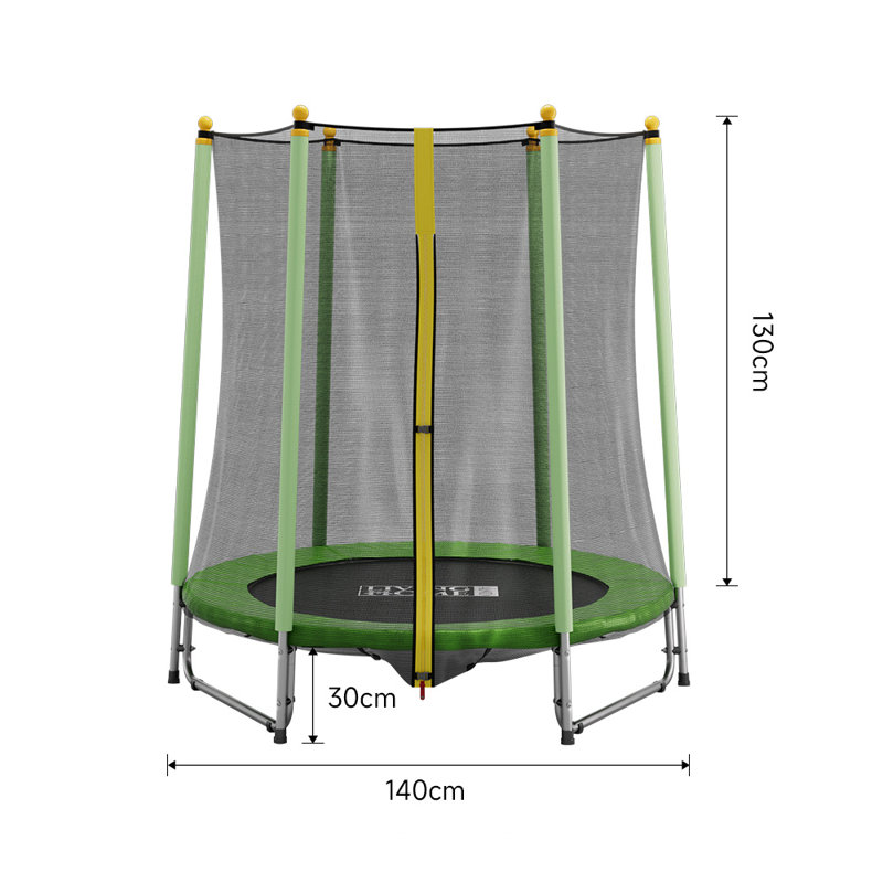 Coissy Metro Lane ft Hexagon Backyard Trampoline with Safety Enclosure