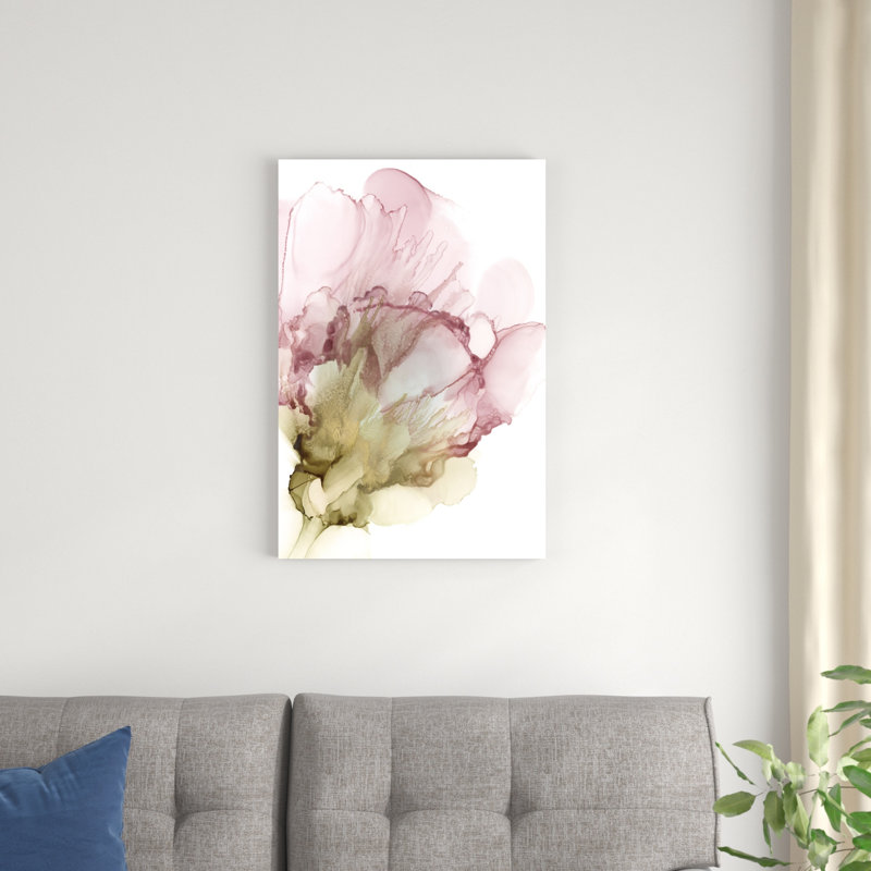 Floraison rose II, H 30 po x l 20 po