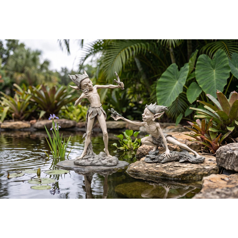 Statue de jardin Pixie sangler et étirer
