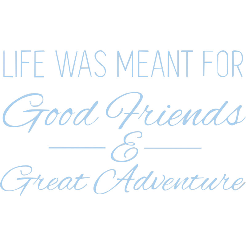 Wall Decal, Medium, Light Blue