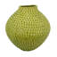 Evans Accent Vase, Embossed Textured Surface, White Ceramic 14 Inch-109521420
