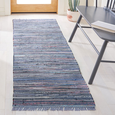 Tapis rayé en coton Feliciano