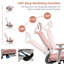 Chaise de bureau ergonomique en filet avec accoudoirs réglables et dossier pliable, chaise de bureau haut dossier à assemblage minimal-809518348