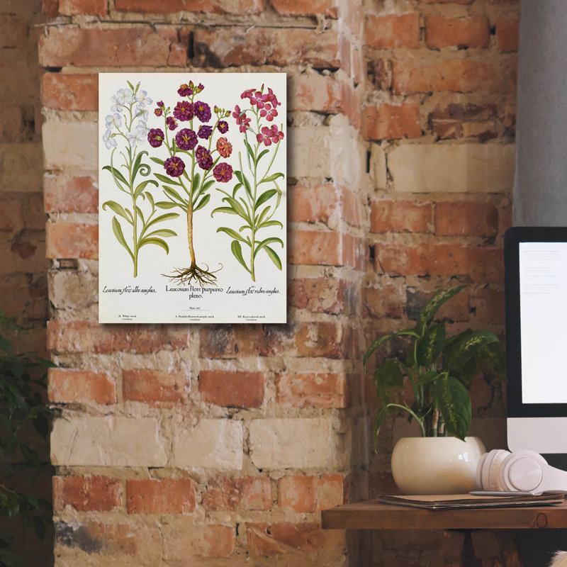 Epic Graffiti 'Leucoium Flore' by Art Licensing Studio Canvas Wall Art, 16" H x 12" W
