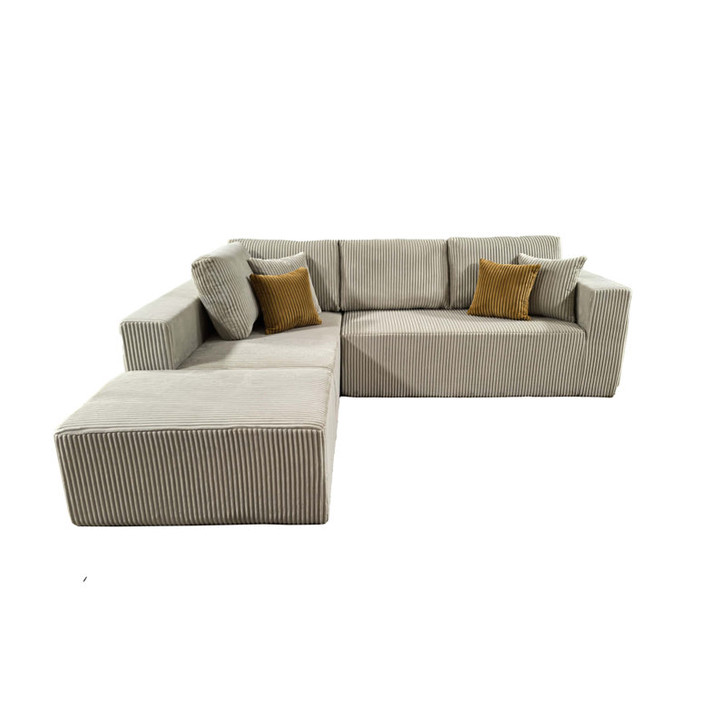 Flintwood Boneless Sectional, Beige