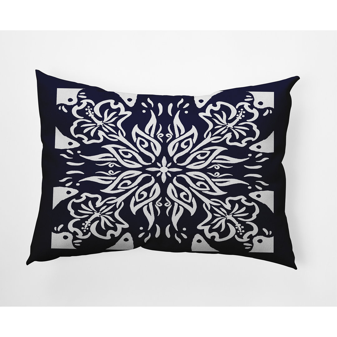 Cuban Tile Rectangular Lumbar Pillow e by design 