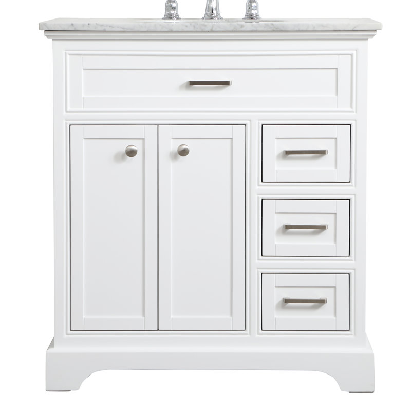 Meuble-lavabo simple 32 po Hermes, Blanc