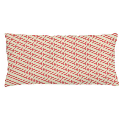 Indoor / Outdoor Striped Lumbar Pillow Cover
