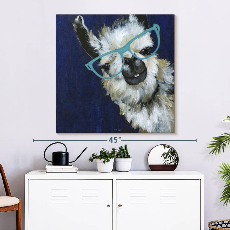 Brampt Gentleman Llama, 33" H x 33" W