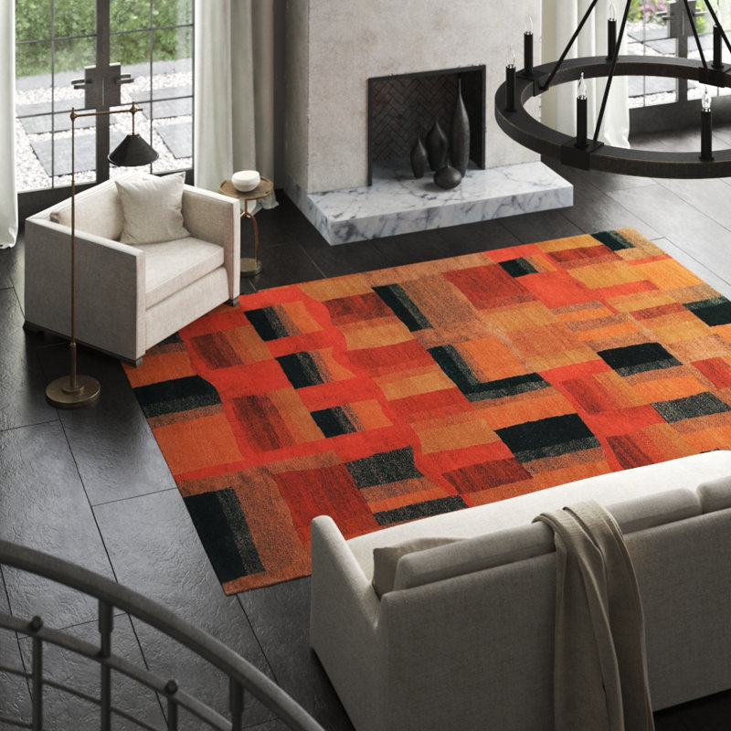 Eva H Geometric Area Rug, Rectangle 8' x 10'