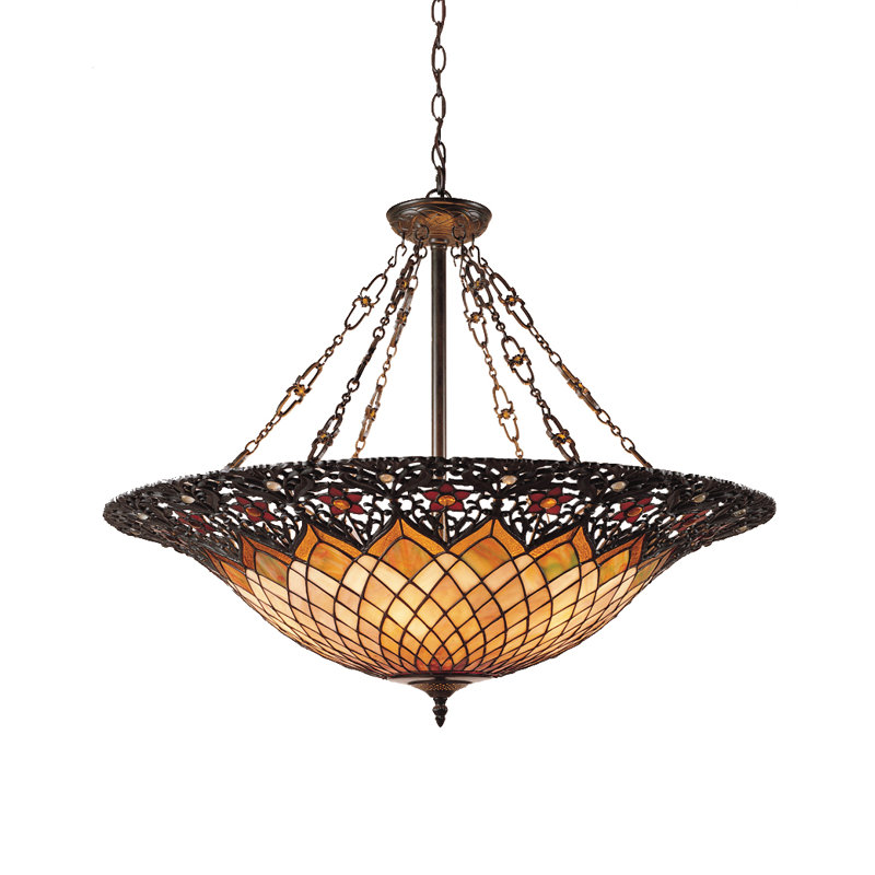 Alekya 6 - Light Vintage Bronze Single Pendant