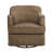 Fazio Genuine Leather Swivel Barrel Chair-1576489783