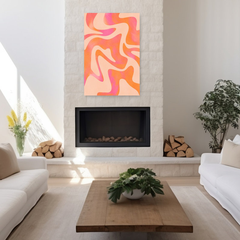 Art contemporain abstrait contemporain, H 48 po x l 32 po