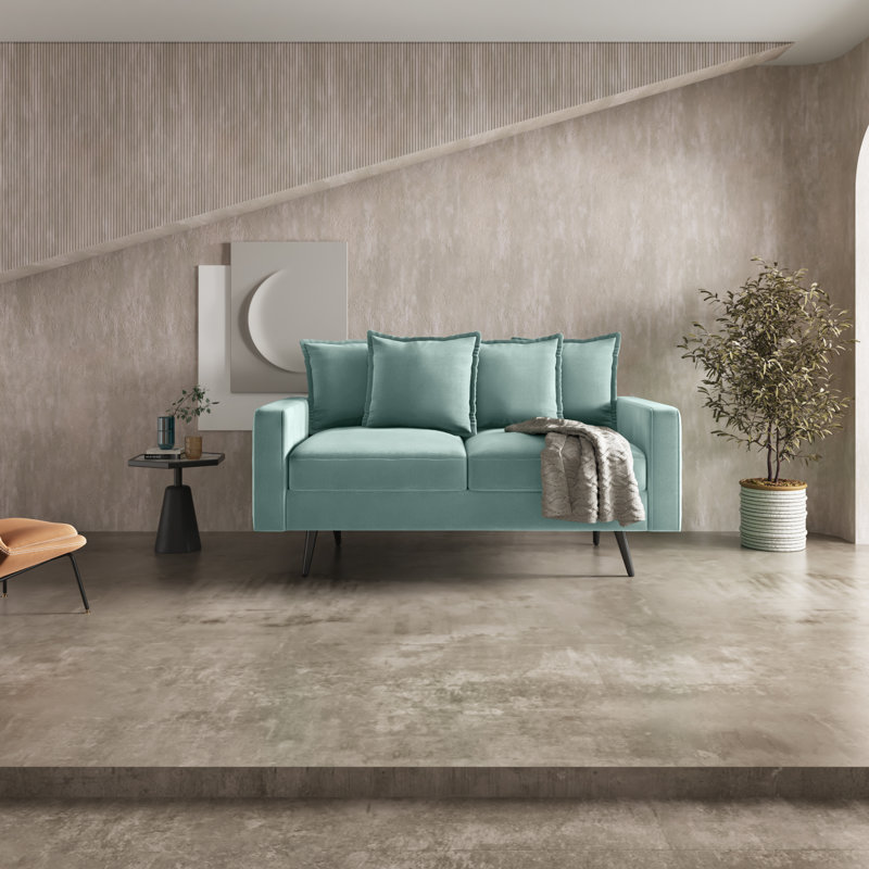 Causeuse Veronica, Turquoise aqua