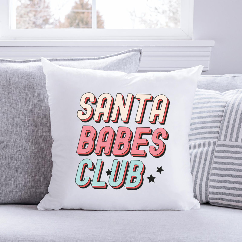 Christmas_12 Polyester/Polyester Blend Reversible Throw Pillow, 20" x 20"