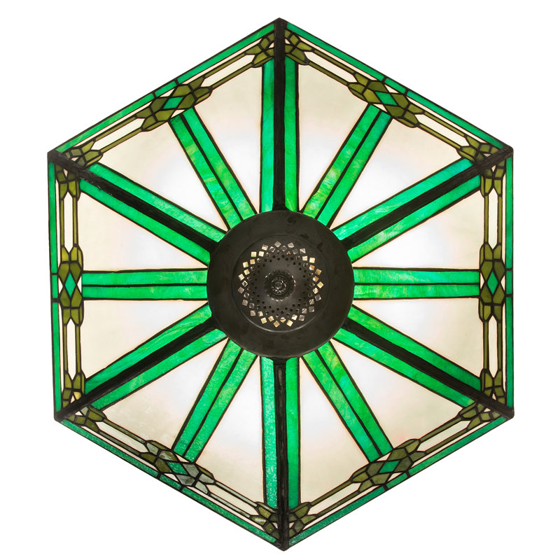 3 - Light Semi Flush Mount