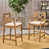 Beige Cushion/Brown Frame selected
