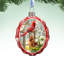 3.5'' Glass Animals Holiday Shaped Ornament