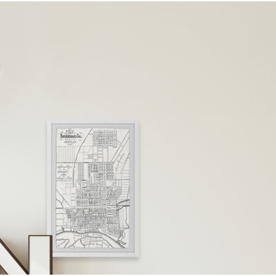 " Map Of The City Of Savannah "