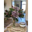 Arrangement floral hydrangées dans un vase