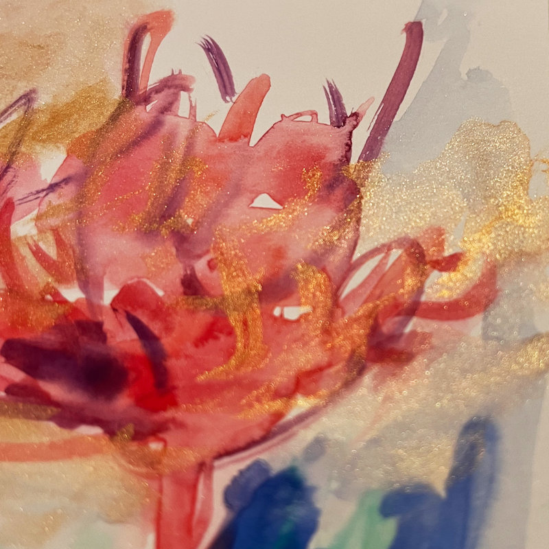 The Blossom No.3 by Fanyu Lin - Single Picture Frame Painting