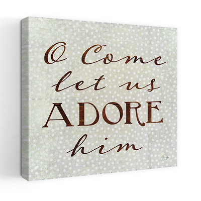 O Come Let Us Adore Him Abstract Contemporary Art