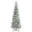 Arbre de Noël artificiel pin enneigé 7,5 pi avec des branches réalistes et 668 pointes-590071024