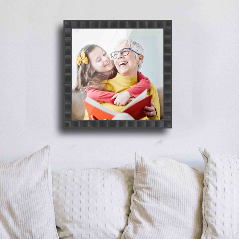 Cadre photo en bois massif Paeton, L 13 po x H 13 po