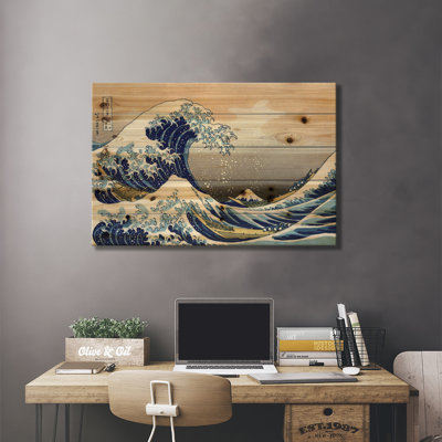 La grande vague à Kanagawa, 1829
