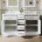 60" W x 35" H Freestanding Bathroom Solid Wood Vanity With White Cultured Marble Countertop And Ceramic Double Sink,White-1705937731-1705937729