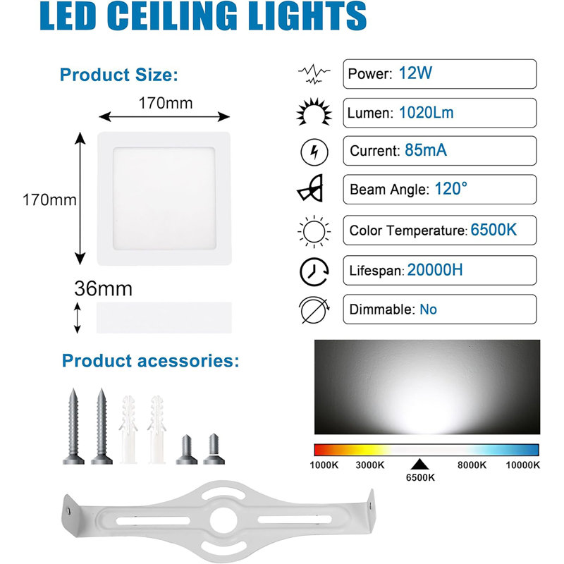 Aluminium Semi Flush Mount