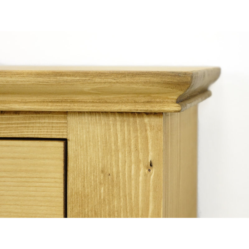Wally 46cm W Solid Wood Bedside Table